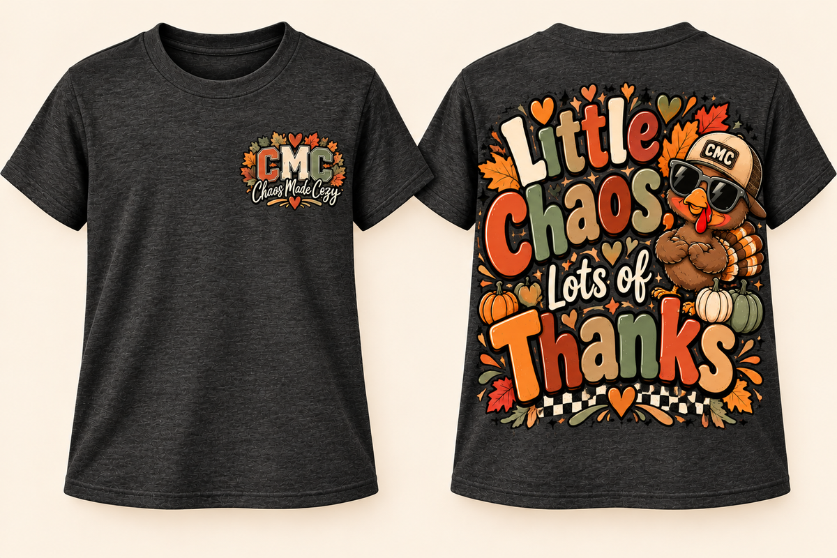 Little Chaos, Lots of Thanks | Youth Boys Thanksgiving Tee