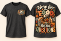 Here for the Food, Not the Questions | Youth Boys Thanksgiving Tee