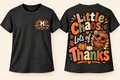 Little Chaos, Lots of Thanks | Toddler Girls Thanksgiving Tee