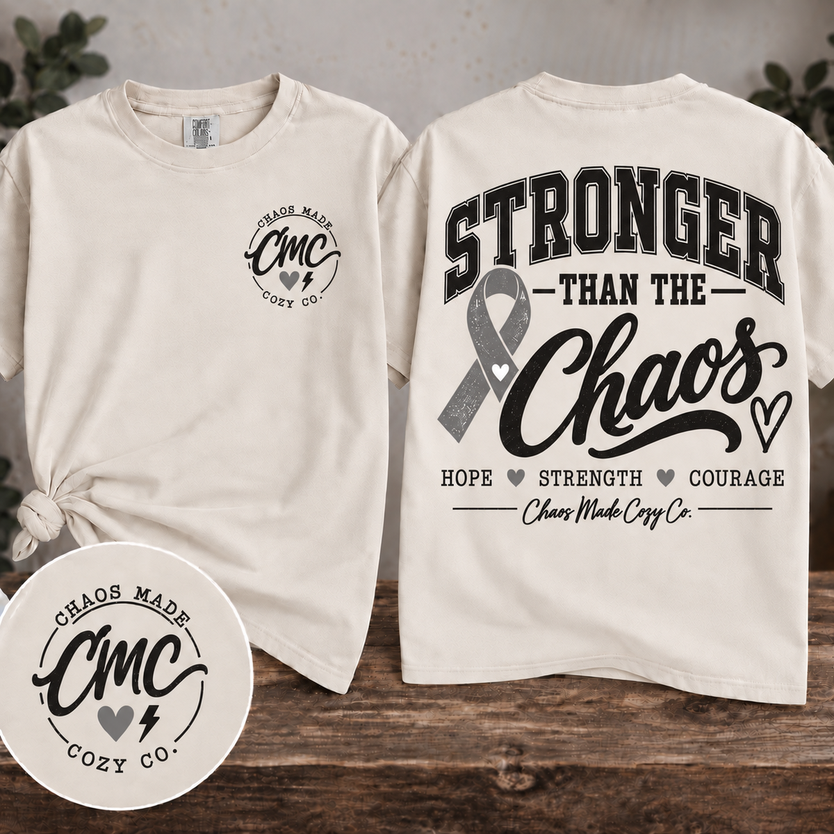 Stronger Than the Chaos | Men’s Awareness Graphic Tee