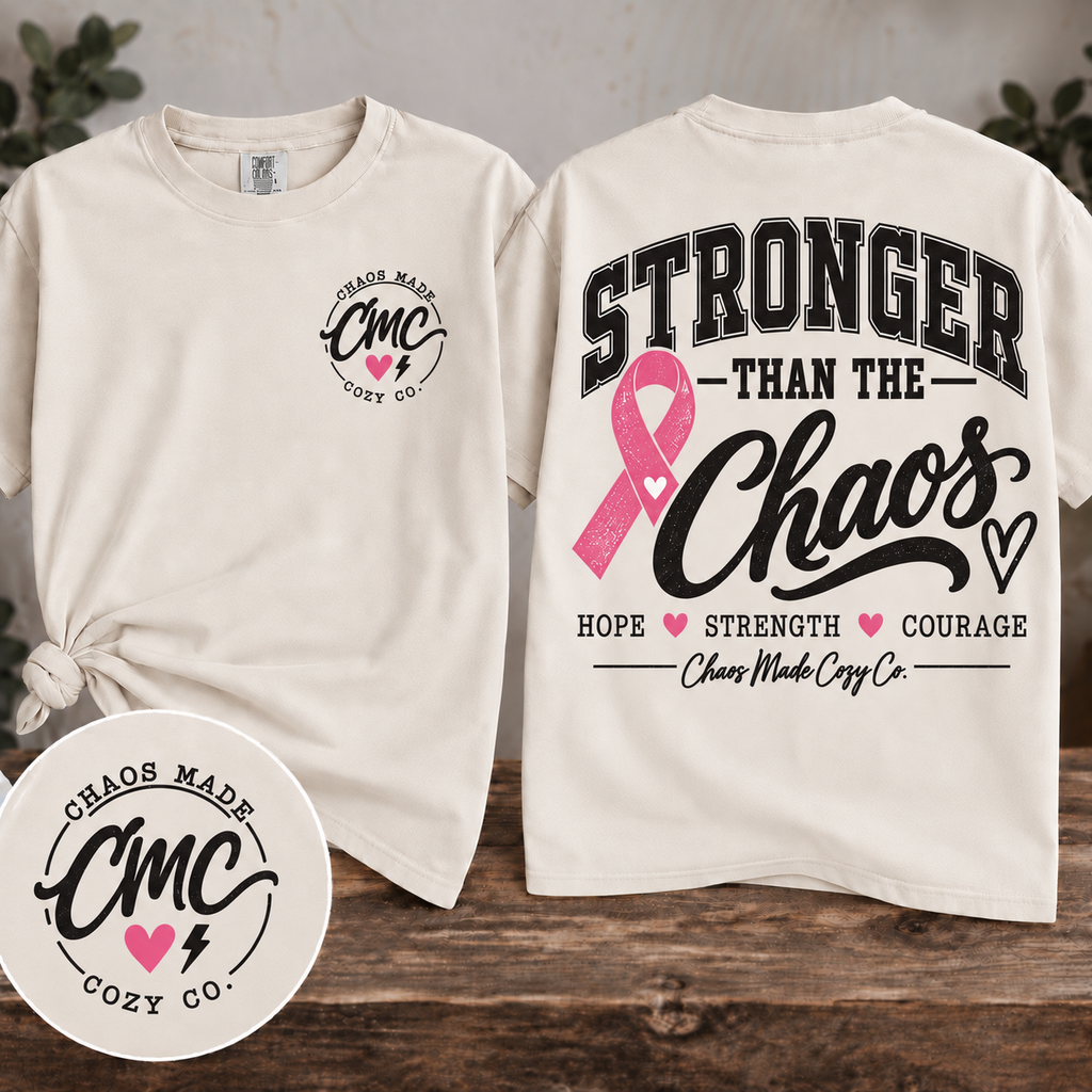 Stronger Than the Chaos | Women's Awareness Graphic Tee