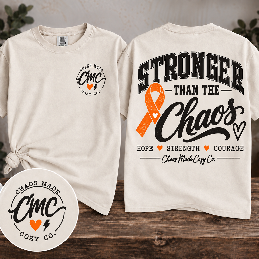 Stronger Than the Chaos | Women's Awareness Graphic Tee