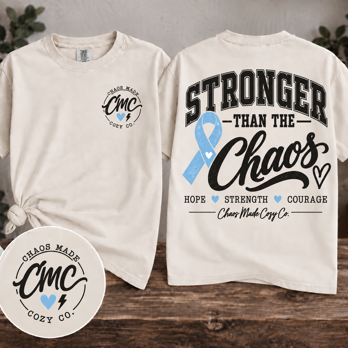 Stronger Than the Chaos | Men’s Awareness Graphic Tee
