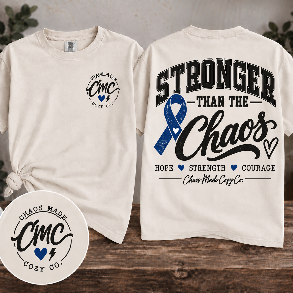 Stronger Than the Chaos | Men’s Awareness Graphic Tee