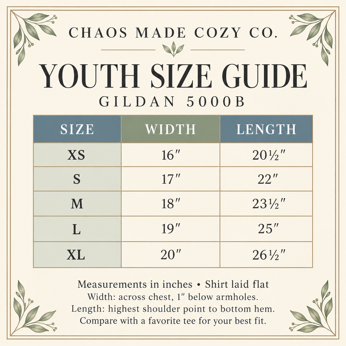 Youth Official Thanksgiving Chaos Crew Tee