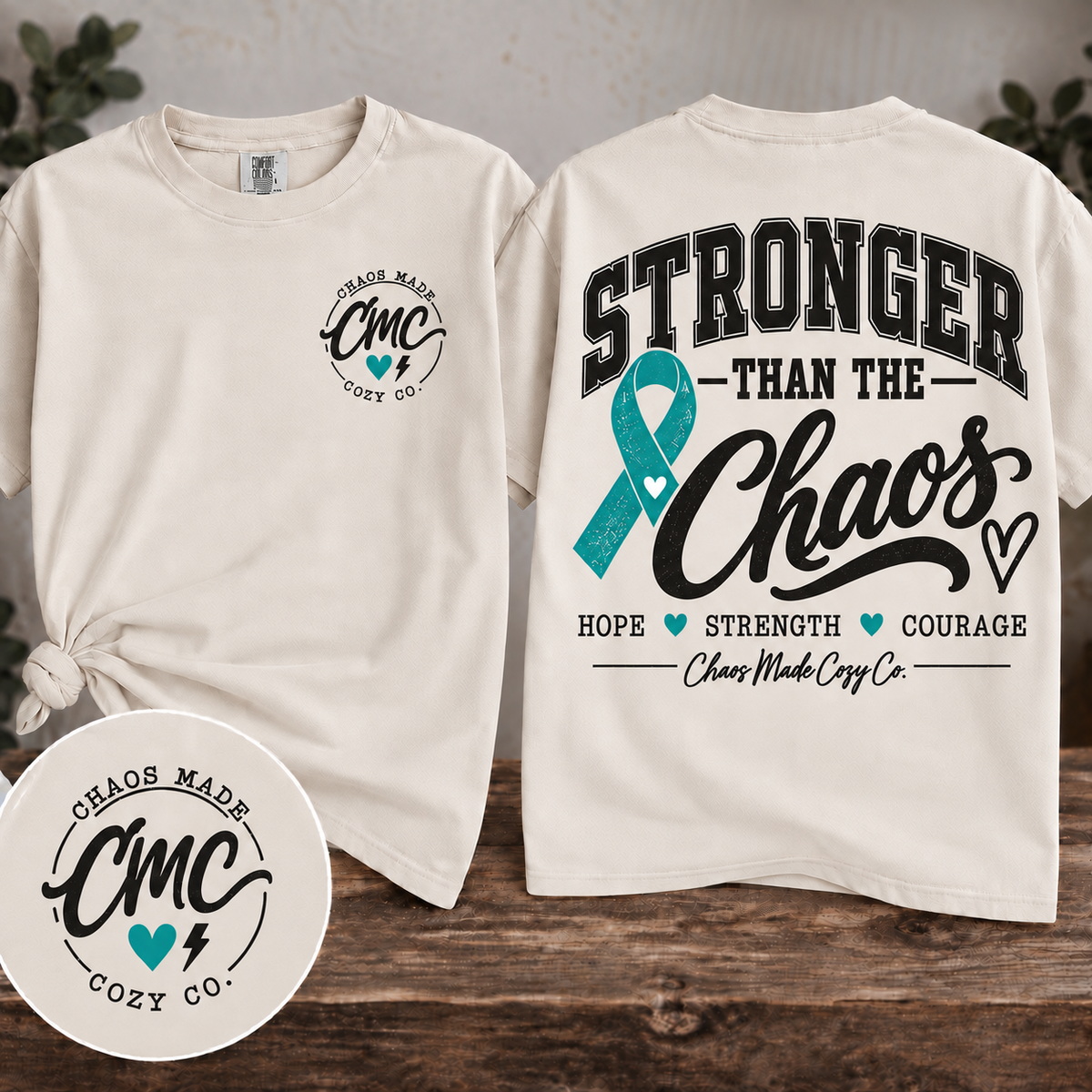 Stronger Than the Chaos | Men’s Awareness Graphic Tee
