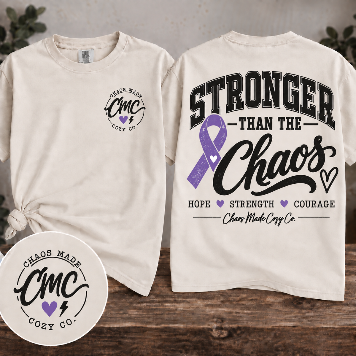 Stronger Than the Chaos | Men’s Awareness Graphic Tee
