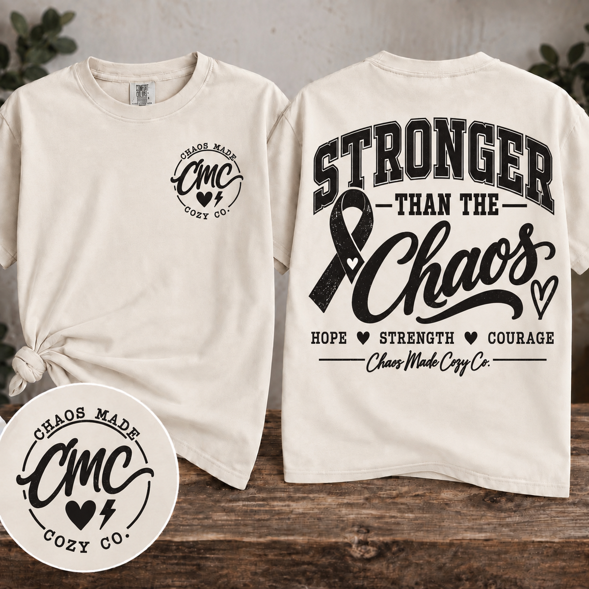 Stronger Than the Chaos | Men’s Awareness Graphic Tee