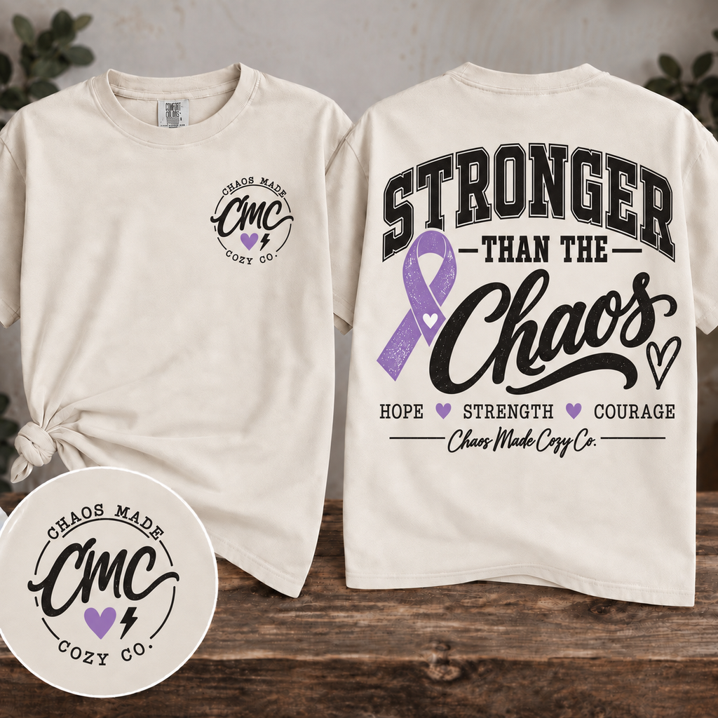 Stronger Than the Chaos | Men’s Awareness Graphic Tee