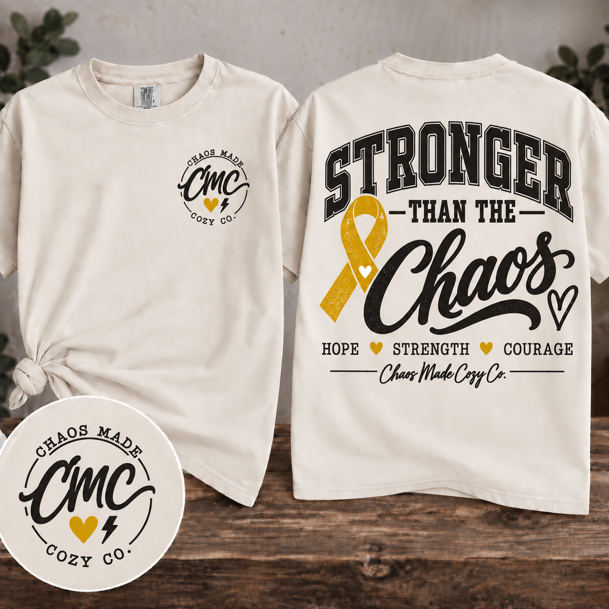 Stronger Than the Chaos | Men’s Awareness Graphic Tee