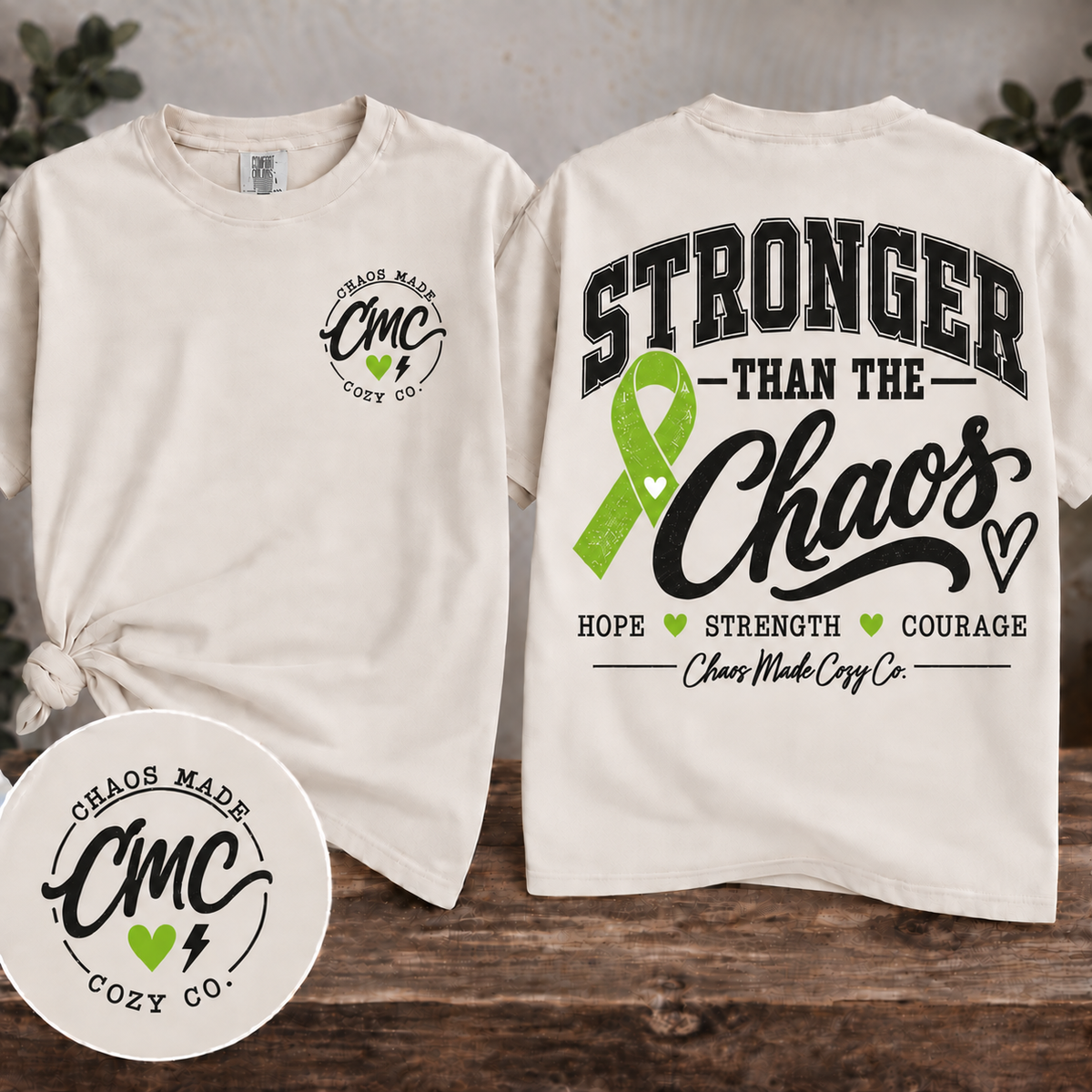 Stronger Than the Chaos | Men’s Awareness Graphic Tee