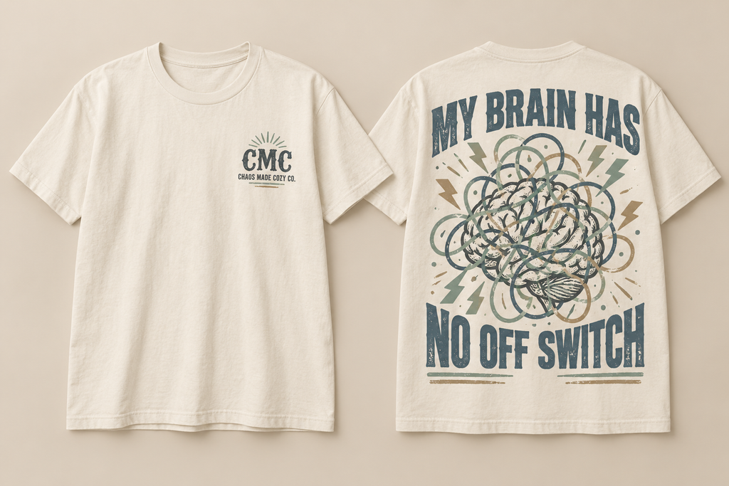 My Brain Has No Off Switch | Men's Relatable Graphic Tee